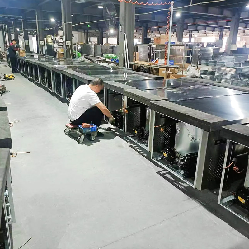 کابینت آشپزخانه هوا خنک 1.8 متری خنک کننده تخت کابینت آشپزخانه هوا خنک 1.8 متری خنک کننده تخت